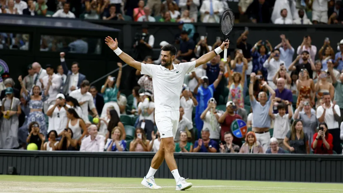 Djokovic Gana Épico Duelo en Wimbledon y se Enfrenta a Sinner en Semifinales