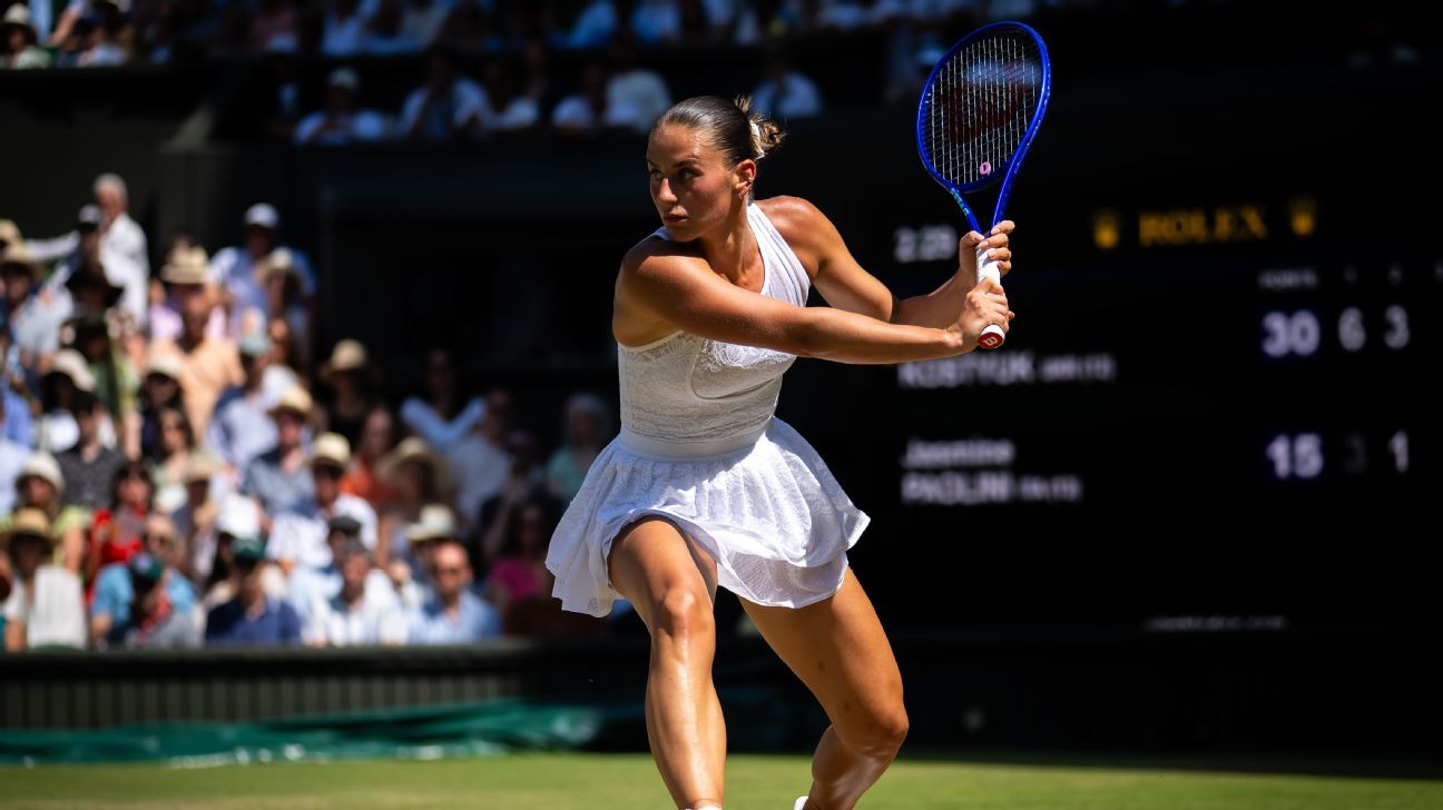 Semifinales de Wimbledon 2026: Noskova y Kostyuk Batallan por su Primera Final de Grand Slam