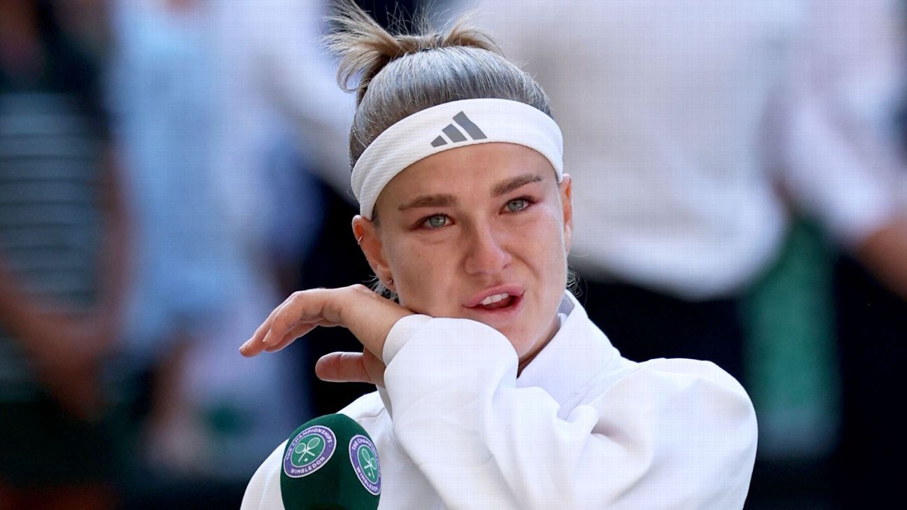 Karolina Muchova: La derrota en Wimbledon, un revés que impulsa su sueño de Grand Slam